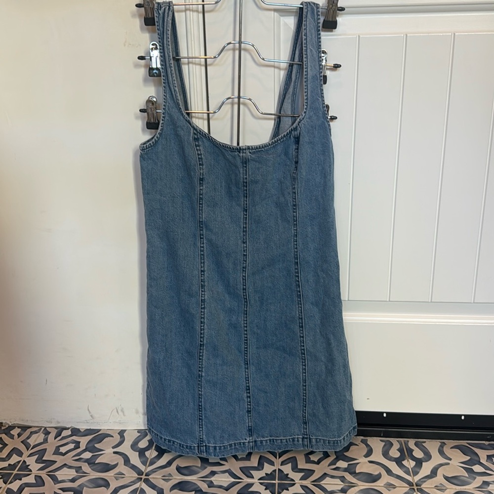 Show Me Your Mimi Steph Denim mini dress, small